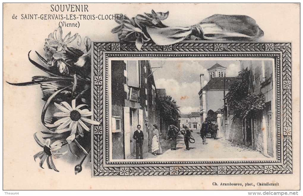 ¤¤  -  SAINT-GERVAIS-les-TROIS-CLOCHERS   -  Souvenir De ....   -  ¤¤ - Saint Gervais Les Trois Clochers