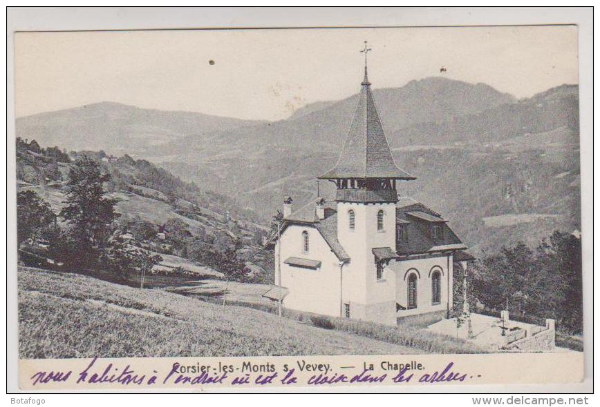 CPA CORSIER LES MONTS SUR VEVEY, LA CHAPELLE - Corsier-sur-Vevey