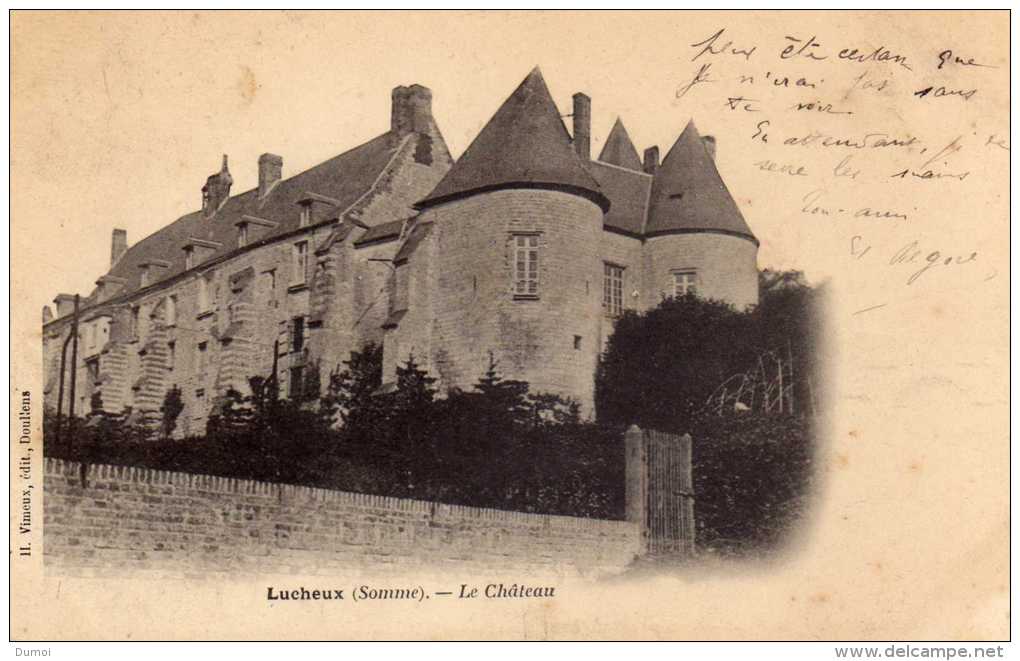 LUCHEUX  (Somme)   -  Le Château - Lucheux