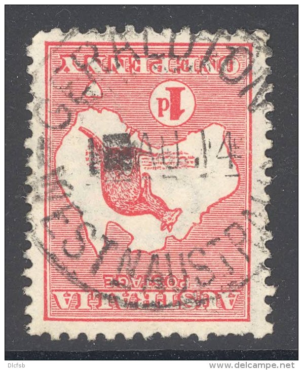 WESTERN AUSTRALIA, Postmark &acute;GERALDTON&acute; On Kangaroo Stamp - Used Stamps