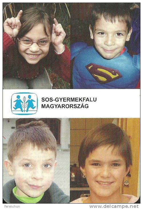 SOS CHILDREN'S VILLAGE * CHILD * SUPERMAN * COMICS * MOVIE * CINEMA * FILM * CALENDAR * SOS Gyermekfalu 2008 * Hungary - Klein Formaat: 2001-...