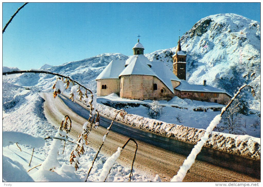 CPSM - VAL-THORENS - LES MENUIRES - NOTRE DAME DE LA VIE - Vue Hivernale - Coul - Ann 70 - - Val Thorens