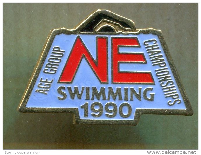 Pin´s Pins - AGE GROUP NE SWIMMING Championships 1990 - Natation - Zwemmen