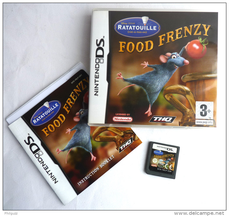 JEU NINTENDO DS PIXAR RATATOUILLE - FOOD FRENZY - Nintendo DS