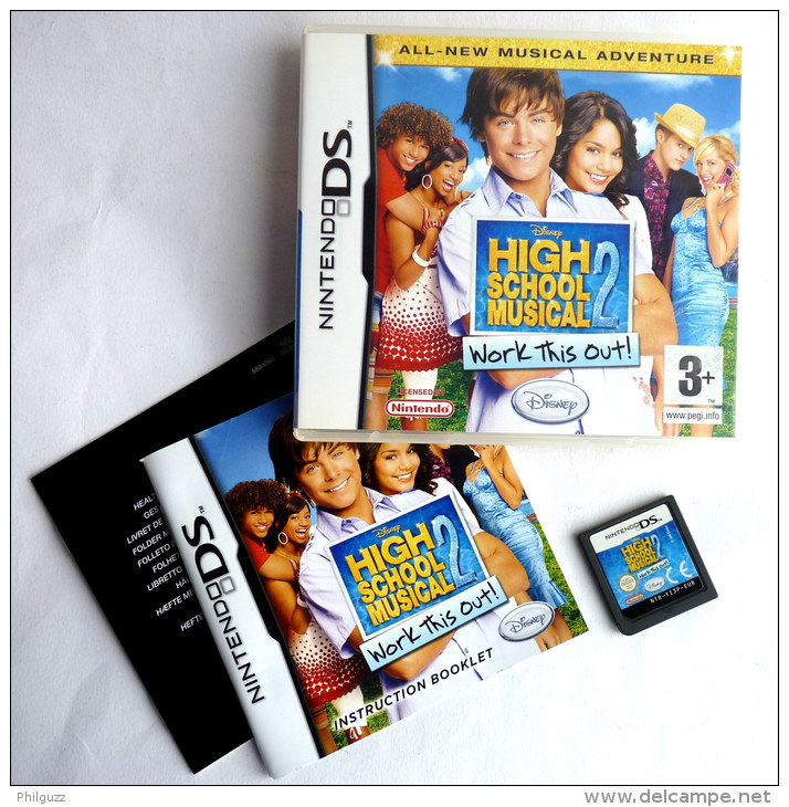 JEU NINTENDO DS HIGH SCHOOL MUSICAL 2 - WORK THIS OUT ! - Nintendo DS