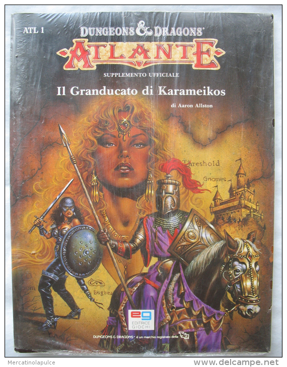 A927  GIOCO DI RUOLO ATLANTE IL GRANDUCATO DI KARAMEIKOS EDITRICE GIOCHI DUNGEONS DRAGONS - Dungeons & Dragons