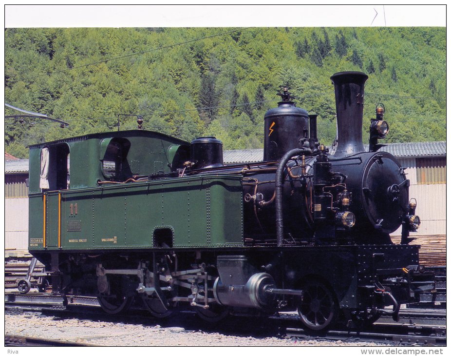 Locomotive G 3/4 11 Pour Voie Métrique . - Eisenbahnen