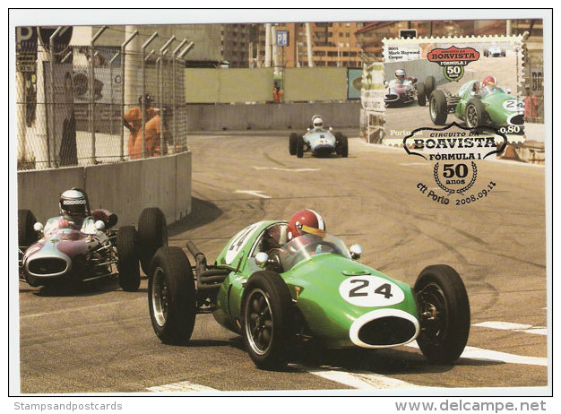 Portugal Circuit De Boavista Course Automobile Cooper Carte Maximum 2008 Racing Cars Maxicard - Cartes-maximum (CM)