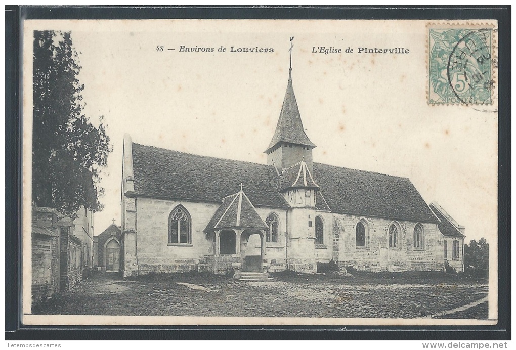 - CPA 27 - Pinterville, L´église - Pinterville