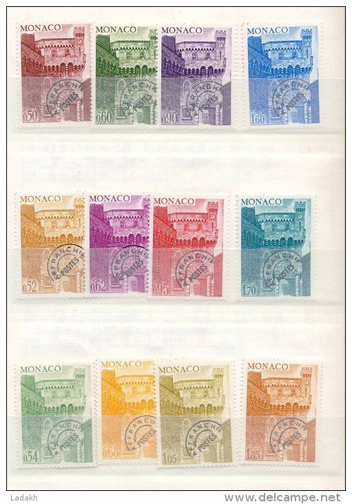 16 TIMBRES ** 1976  TOUR DE L'HORLOGE AVEC SURCHARGE AFFRANCHISSEMENT POSTES - Préoblitérés