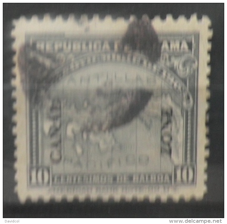 P717.-.PANAMA-CANAL ZONE .-. 1914 .-. SC#: 37 .-.  USED. OVERPRINTED CV US$ 12.50 /  9.40 &euro; - Canal Zone