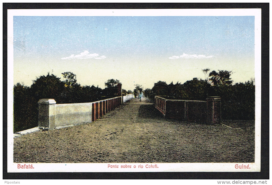 BAFATÁ GUINE GUINEA (Angola) - Ponte Sobre O Rio Colufi - Guinea-Bissau