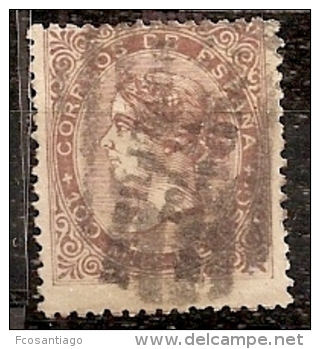 ESPAÑA 1868 - Edifil #99 Gobierno Provisional/Madrid - VFU - Used Stamps