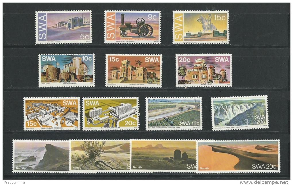 Sud-Ouest Africain: 351/ 353 + 362/ 364 + 368/ 375 ** - Namibia (1990- ...)