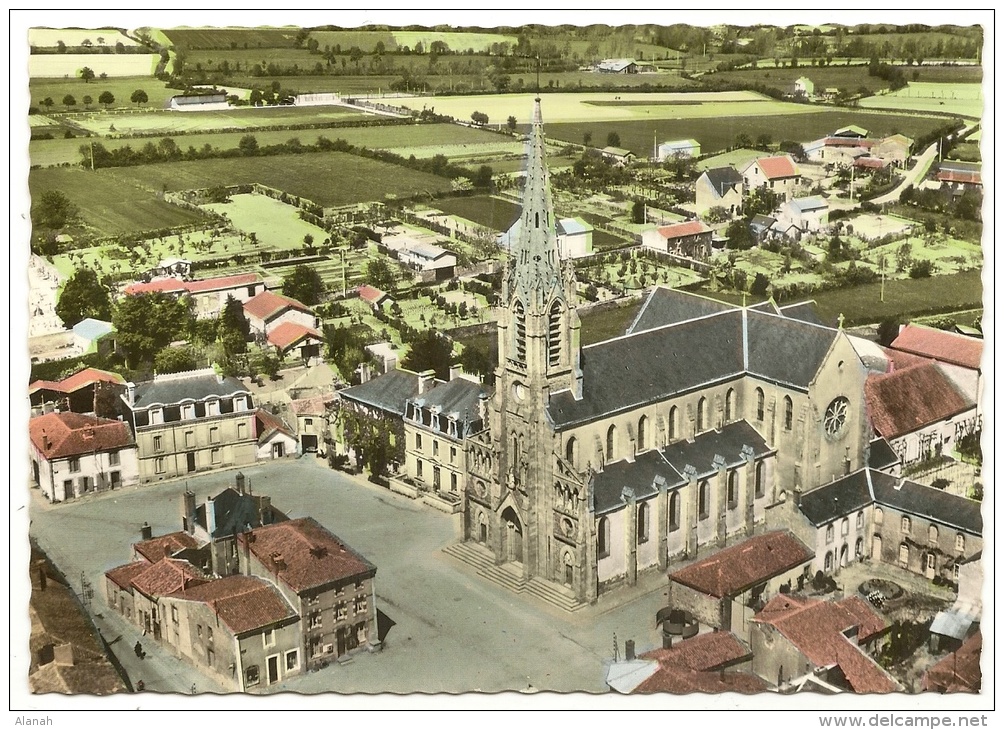 SAINT MACAIRE En MAUGES Rare Vue Aérienne L´Eglise Et Le Bourg (Sofer) Maine & Loire (49) - Autres & Non Classés