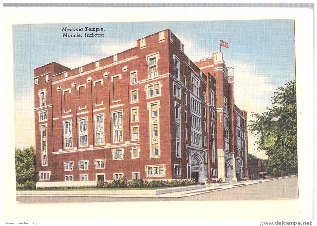 M06 Indiana Muncie Masonic Temple UNUSED - Muncie