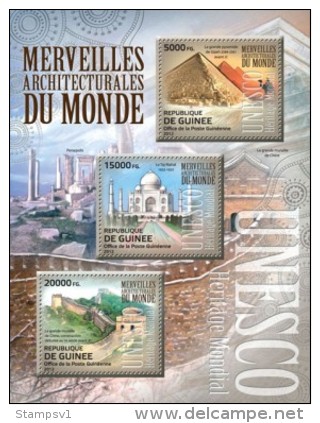 Guinea. 2012 Architectural Wonders Of The World. (304a) - Moscheen Und Synagogen