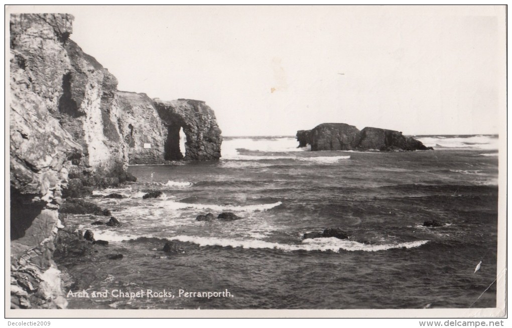 TZU39 Arch And Chapel Rocks Perranporth  2  Scans - Other & Unclassified