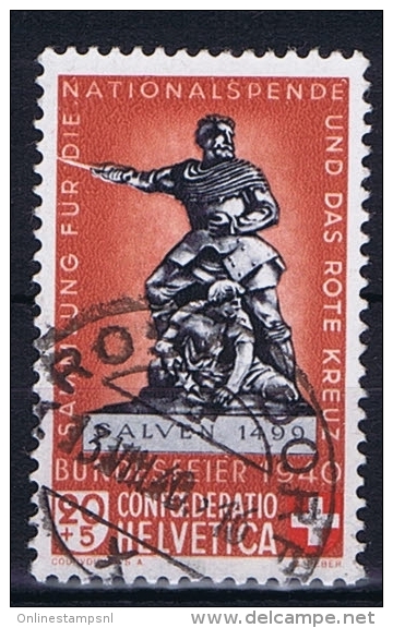 Switserland: 1940, Mi 366 A Braunlich Rot  Used I - Used Stamps