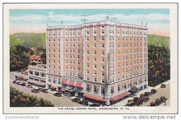 West Virginia Charleston The Daniel Boone Hotel 1950 - Charleston