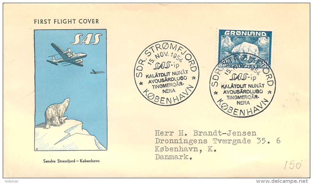 Greenland Cover 1954 - Briefe U. Dokumente