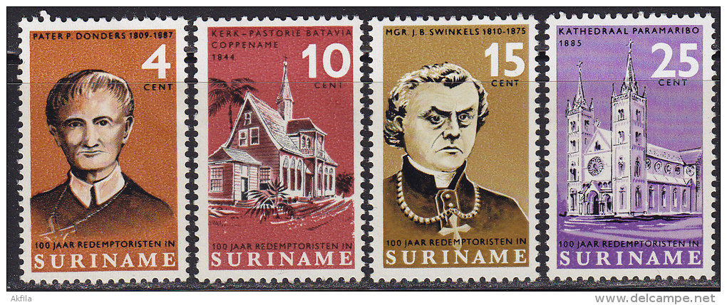 2201. Suriname, 1966, Centenary Of Redemptorists In Suriname, MH (*) - Surinam