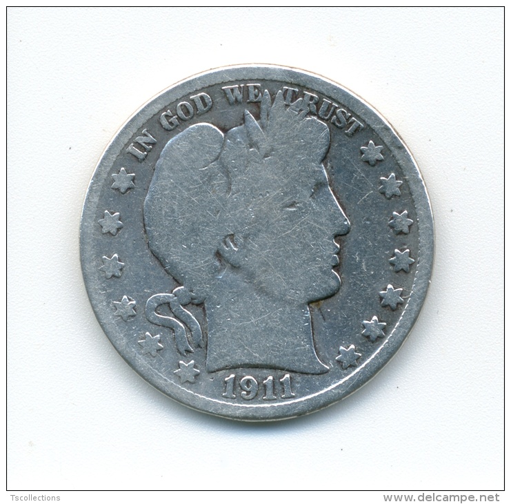 USA Half Dollar 1911 - 1892-1915: Barber