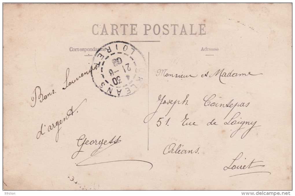 18 - ARGENT-SUR-SAULDRE - Carte-photo "Fête De La Rose De Mai (1909)" - Argent-sur-Sauldre