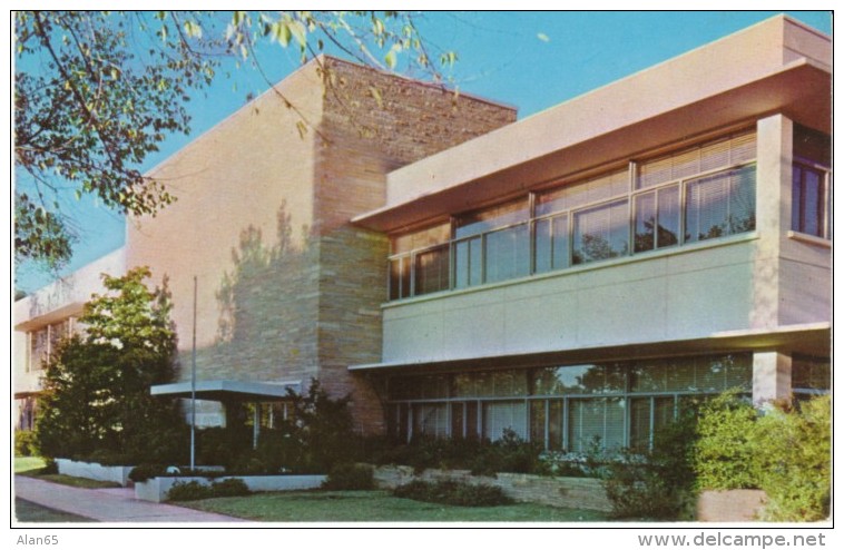 Tulsa OK Oklahoma, Student Activities Building, University Of Tulsa, Architecture, C1960s Vintage Postcard - Tulsa