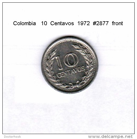 COLOMBIA    10  CENTAVOS  1978  (KM # 253) - Kolumbien