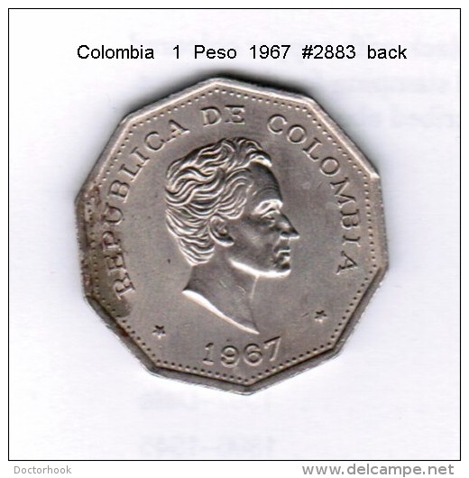 COLOMBIA    1  PESO  1967  (KM # 229) - Colombie