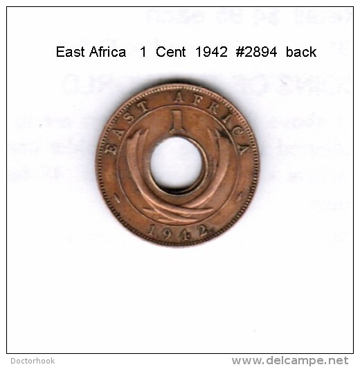 EAST AFRICA    1  CENT  1942  (KM # 29) - British Colony