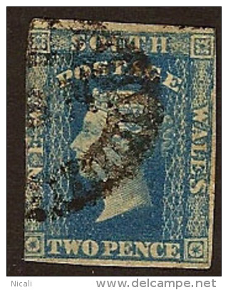 NSW 1856 2d QV SG 111 U FE17 - Oblitérés