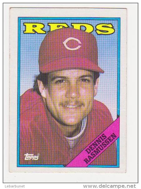 4cartes De Baseball "Topps " Reds : Buddy Bell-Denny Rasmussen-Eric Davis-Ted Power - Otros & Sin Clasificación