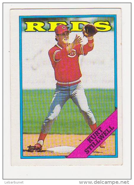 4cartes De Baseball "Topps " Reds : Kurt Stillwell-Guy Hoffman-Terry Francona-John Franco - Sonstige & Ohne Zuordnung