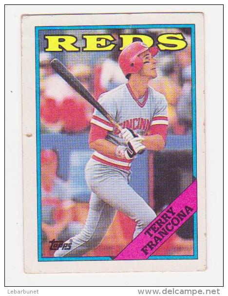 4cartes De Baseball "Topps " Reds : Kurt Stillwell-Guy Hoffman-Terry Francona-John Franco - Other & Unclassified