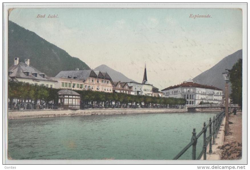 Austria - Bad Ischl - Esplanade - Bad Ischl