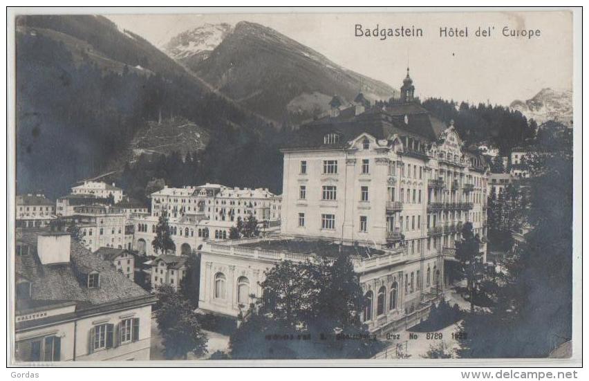 Austria - Bad Gastein - Hotel Del'Europe - Bad Gastein