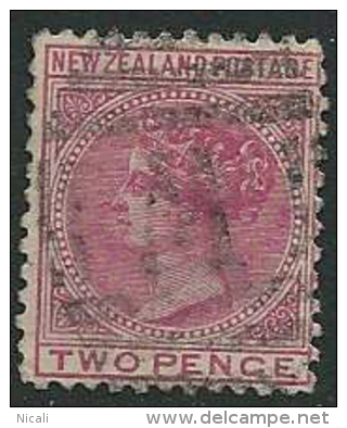 NZ 1878 2d FSF SG 181 U JI25 - Used Stamps