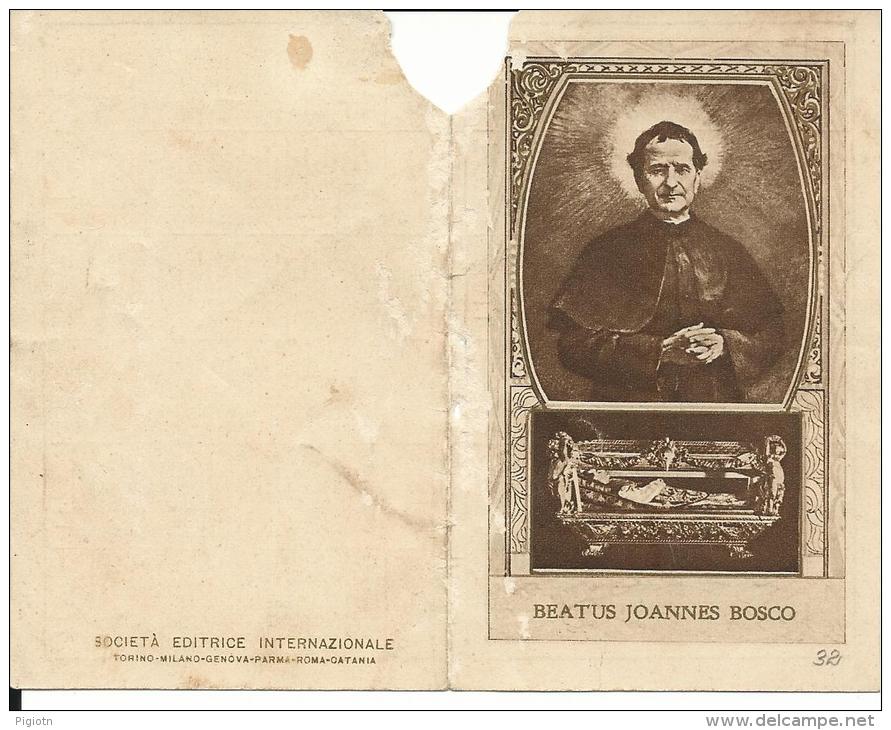 CAL007 - CALENDARIETTO 1932 -BEATUS JOANNES BOSCO - Kleinformat : 1921-40