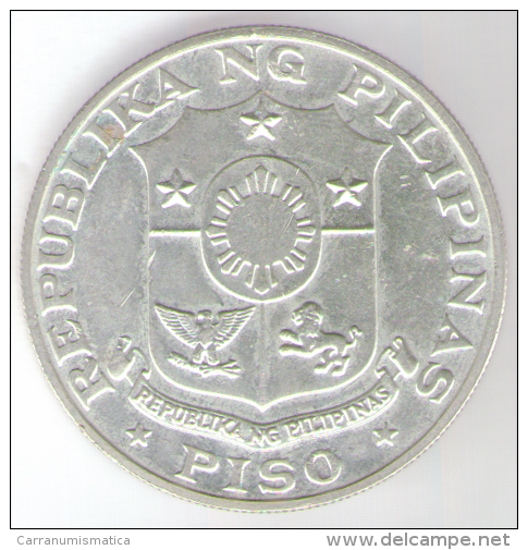 FILIPPINE 1 PESO 1969 AG KASANDAANG TAONG KAARAWAN - Filippijnen
