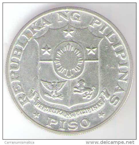 FILIPPINE 1 PESO 1969 AG KASANDAANG TAONG KAARAWAN - Filippine