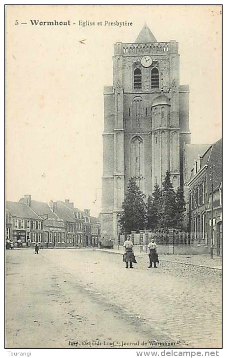 Sept13 1163 : Wormhout  -  Eglise  -  Presbytère - Wormhout