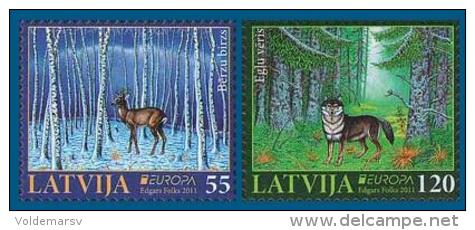 Latvia 2011 Mih. 804/05 Europa-Cept. Forests MNH ** - Latvia
