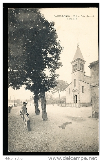 93 L'ILE SAINT DENIS / Eglise Saint Jospeh / - L'Ile Saint Denis