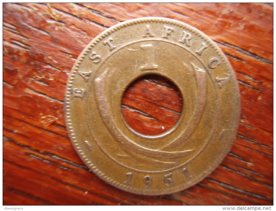 BRITISH EAST AFRICA USED ONE CENT COIN BRONZE Of 1951 KN. - East Africa & Uganda Protectorates