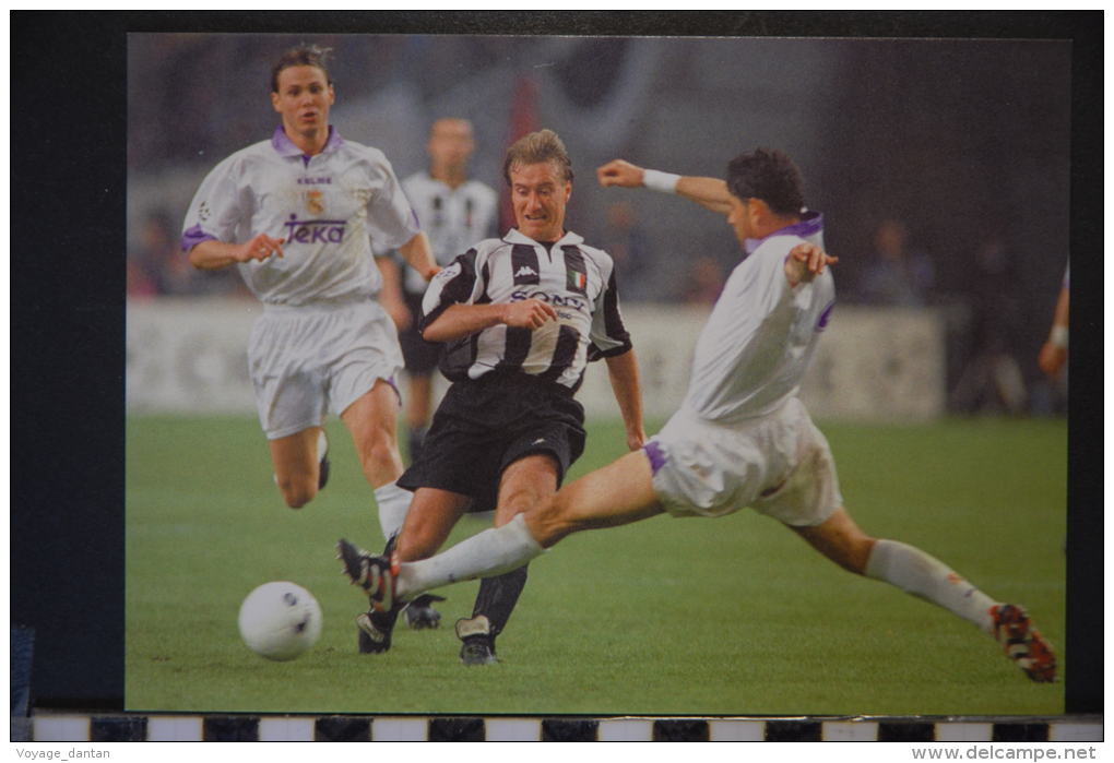 Photographie, Sports, Football, Photo De Presse L'Equipe Coupe D'europe 1998 à Amsterdam Juventus Turin / Real Madrid - Sports