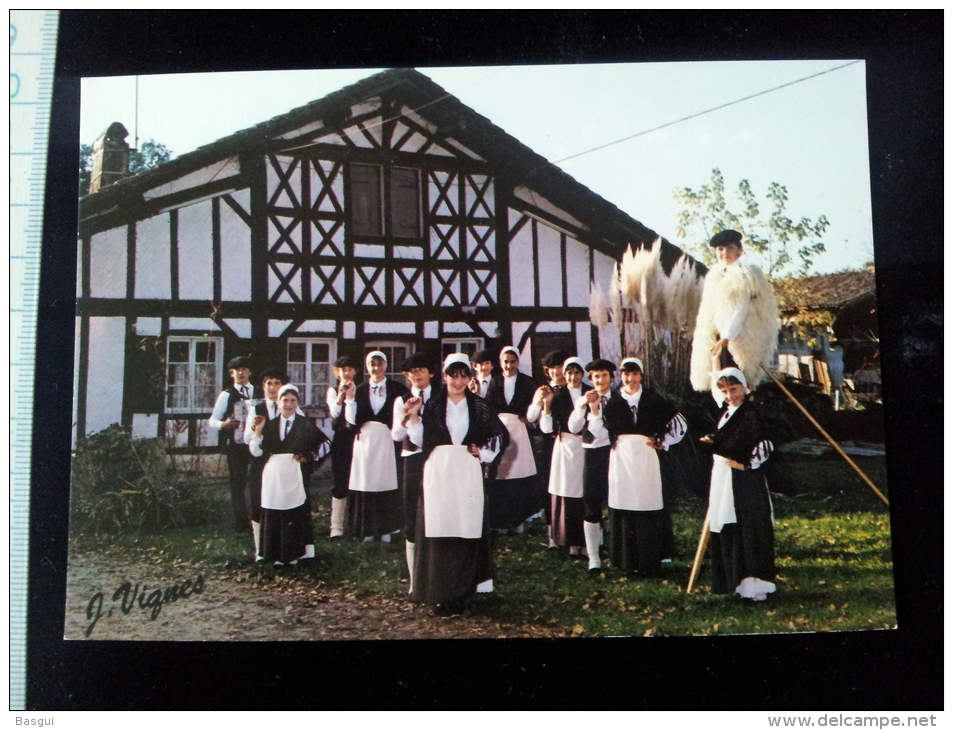 CPM/CPSM  D40 St Vincent, Groupe Folklorique "Lous Cabros De Semisens" - Saint Vincent De Tyrosse