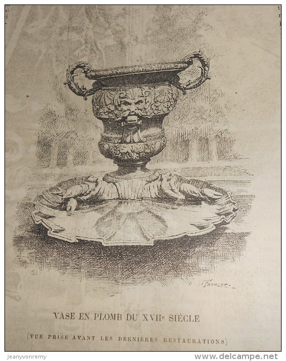 La Semaine Des Constructeurs. N°28. 8 Janvier 1887.Le Bassin De Neptune à Versailles. - Magazines - Before 1900