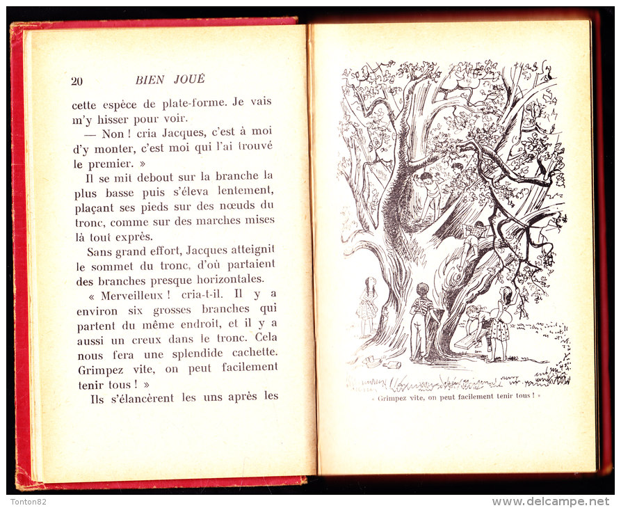 Enid Blyton - Bien Joué, Clan Des Sept ! - Bibliothèque Rose Illustrée - ( 1958 ) - Bibliotheque Rose